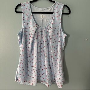 NWOT New York & Company cherry print tank top